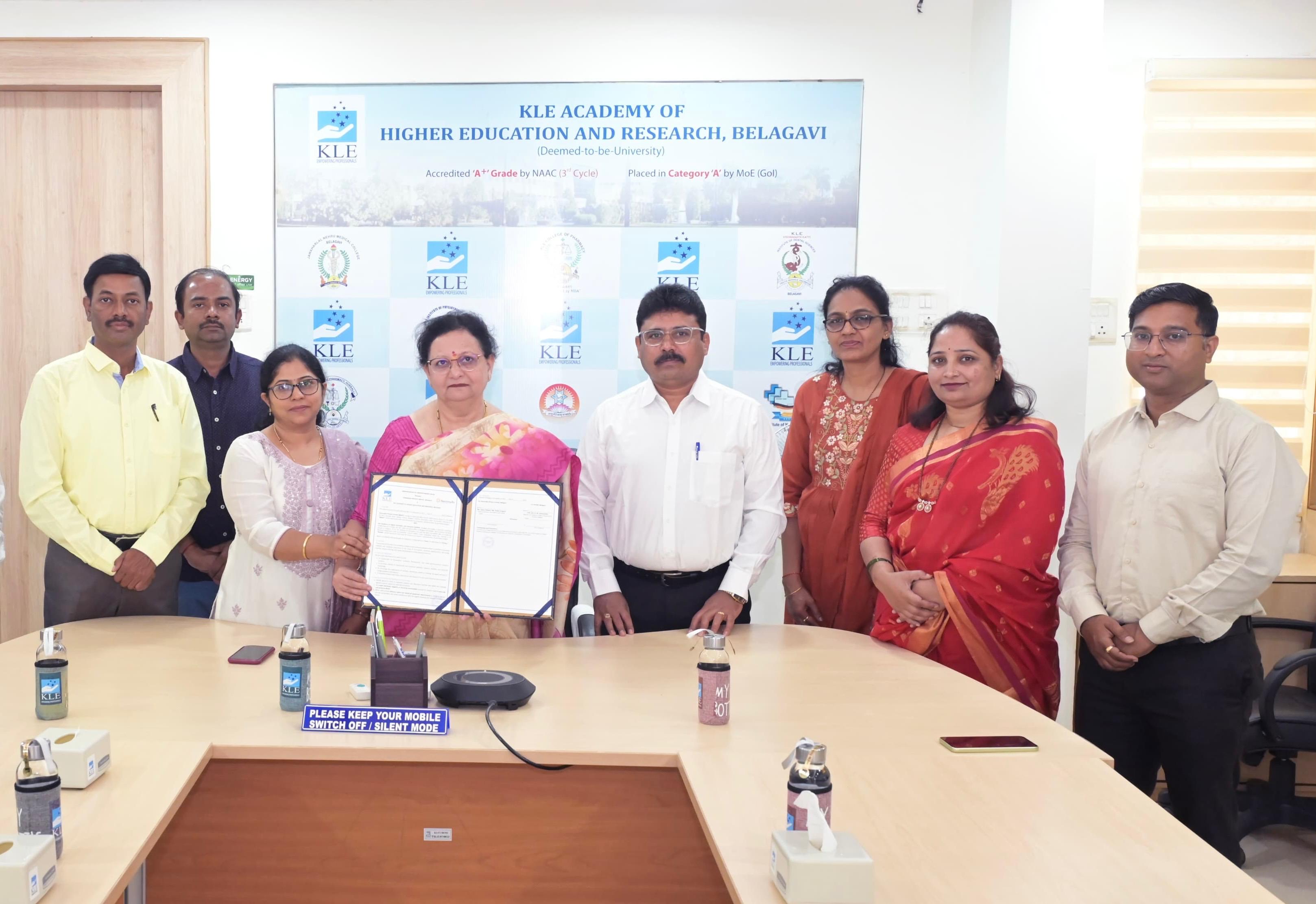 Collaboration with KLE University